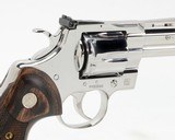 Custom Bright Stainless 2020 Colt Python .357 Mag SP4WTS4.25 Inch. In Blue Hard Case. Like New - 5 of 10