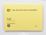 Colt Whitetailer Factory Paperwork Packet. DOM 1986-1988 - 6 of 9