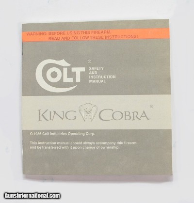 Colt Whitetailer Factory Paperwork Packet. DOM 1986-1988 - Image 2 of 9