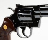 Colt Python 357 Mag. 6 Inch Blue Finish. Like New In Blue Hard Case. DOM 1979 - 4 of 9