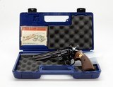 Colt Python 357 Mag. 6 Inch Blue Finish. Like New In Blue Hard Case. DOM 1979 - 1 of 9