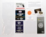 Colt 2020 Python Manual, Paperwork And Storage Sleeve Packet. - 1 of 12