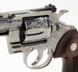 BRAND NEW 2020 Colt Python .357 Mag SP4WTS 4.25 Inch. Master Hand Engraved. B Style. In Blue Presentation Case - 7 of 10