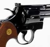 Early Colt Python 357 Mag. 6 Inch Blue. DOM 1956 Serial Number 291. Like New - 2 of 15