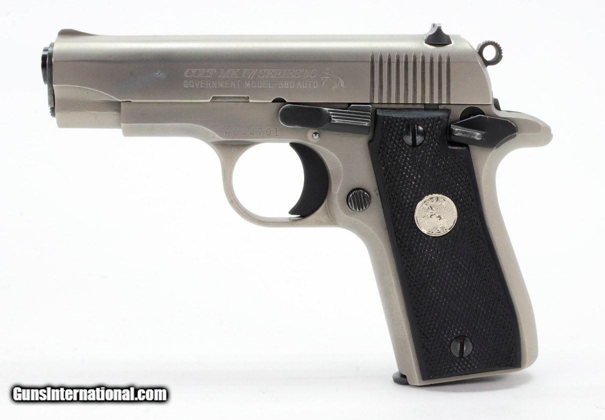 Colt MK IV Series 80. Government Model .380 Auto. Excellent