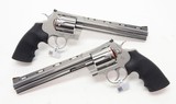 Colt 2021 Anaconda. Consecutive Pair. 8 Inch Stainless Steel. Model SP8RTS. Unique Offer. BRAND NEW In Hard Case. - 3 of 7