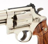 Smith & Wesson Model 29-2 44 Mag. 8 3/8 Inch. Bright Nickel. In Wood Case. 99 % Collectors Condition - 7 of 11