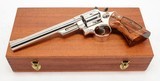 Smith & Wesson Model 29-2 44 Mag. 8 3/8 Inch. Bright Nickel. In Wood Case. 99 % Collectors Condition - 2 of 11