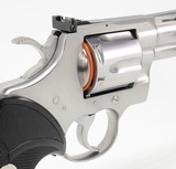Colt Python 357 Mag. 4 Inch Satin Stainless Finish. Like New In Blue Hard Case. DOM 1994 - 5 of 9
