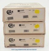 Colt 1994 Serpentine Revolver Set. Like New. Finest Example Available. Anaconda, Python, King Cobra. All In Original Boxes. 1 Of 50 - 5 of 23