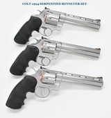 Colt 1994 Serpentine Revolver Set. Like New. Finest Example Available. Anaconda, Python, King Cobra. All In Original Boxes. 1 Of 50 - 3 of 23