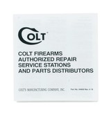 Colt MK IV/Series 80 & 90 Pistols 2004 Manual, Repair Station List, Colt Letter, Etc. - 3 of 5