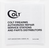 Colt MK IV/Series 80 & 90 Pistols 2007 Manual, Repair Station List, Colt Letter, Etc. - 3 of 5