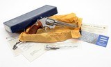 Smith & Wesson 6 1/8 Inch Model 66 No Dash .357 Mag. Stainless Steel. New In Box With Factory Letter. ULTRA RARE - 1 of 13