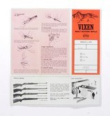 Sako Vixen L461 Sporter Info Manual. New - 3 of 4