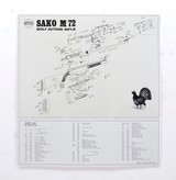 Sako M 72 Bolt Action Rifle Info Manual. New - 4 of 4