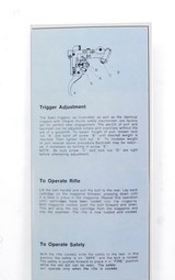 Sako Vixen Forester Finnbear De Luxe Bolt Action Rifle Info Manual. New - 2 of 4
