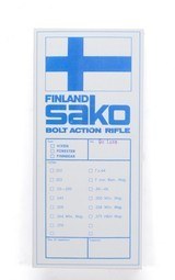 Sako Vixen Forester Finnbear De Luxe Bolt Action Rifle Info Manual. New