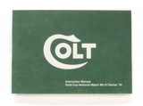 Colt Gold Cup National Match MK IV Series 70 1955-1977 Manual, Repair Stations List, and 2 Colt Letters. - 2 of 6