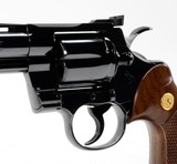 Colt Python 357 Mag. 4 Inch Blue. Like New Condition. DOM 1979 - 6 of 7