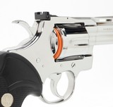 Colt Python 357 Mag. 4 Inch Bright Stainless Finish. Like New In Blue Hard Case. DOM 1995 - 5 of 9