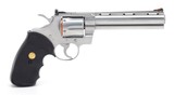 Colt Python 357 Mag. 6 Inch Satin Stainless Finish. Like New In Blue Hard Case. DOM 1983 - 3 of 9