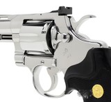 Colt Python .357 Mag. 4 inch. Bright Stainless Finish. Like New In Blue Case. - 7 of 8