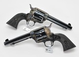 Colt SA Army 45. Consecutive Pair. 5 1/2 Inch Case Colored. Model P1850. Unique Offer. New - 4 of 6