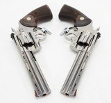 Colt 2020 Python. Consecutive Pair. 6 Inch Stainless Steel. Model SP6WTS. Unique Offer. BRAND NEW In Hard Case - 6 of 6