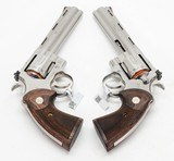 Colt 2020 Python. Consecutive Pair. 6 Inch Stainless Steel. Model SP6WTS. Unique Offer. BRAND NEW In Hard Case - 5 of 6