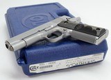 Colt Lightweight Commander .45 ACP Wiley Clapp Satin Stainless. Like New In Hard Case With Factory Letter - 3 of 8