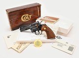 Colt Python 357 Mag. 4 Inch Blue. Excellent Condition In Box. DOM 1979 - 1 of 10