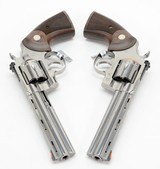 Colt Python New Production. Consecutive Pair. 6 Inch Stainless Steel. Model SP6WTS. Unique Offer. BRAND NEW In Hard Case - 6 of 6