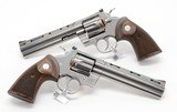 Colt Python New Production. Consecutive Pair. 6 Inch Stainless Steel. Model SP6WTS. Unique Offer. BRAND NEW In Hard Case - 4 of 6