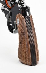 New Colt Python I-Frame Wood Checkered Service Grip With Early Silver Medallions - 9 of 13