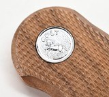 New Colt Python I-Frame Wood Checkered Service Grip With Early Silver Medallions - 13 of 13