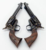 Colt SAA 45. Consecutive Pair. 5 1/2" Factory Engraved. Model P1850Z. One Of A Kind. BRAND NEW. Great Opportunity At This Huge Reduced Price!! - 6 of 14