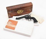 Colt SAA .45 5 1/2 Inch. Blue And Case Colored. Excellent In Original Box - 1 of 8