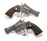 Colt Python New Production. Consecutive Pair. 3 Inch Stainless Steel. Model SP3WTS. Unique Offer. BRAND NEW In Hard Cases - 3 of 6
