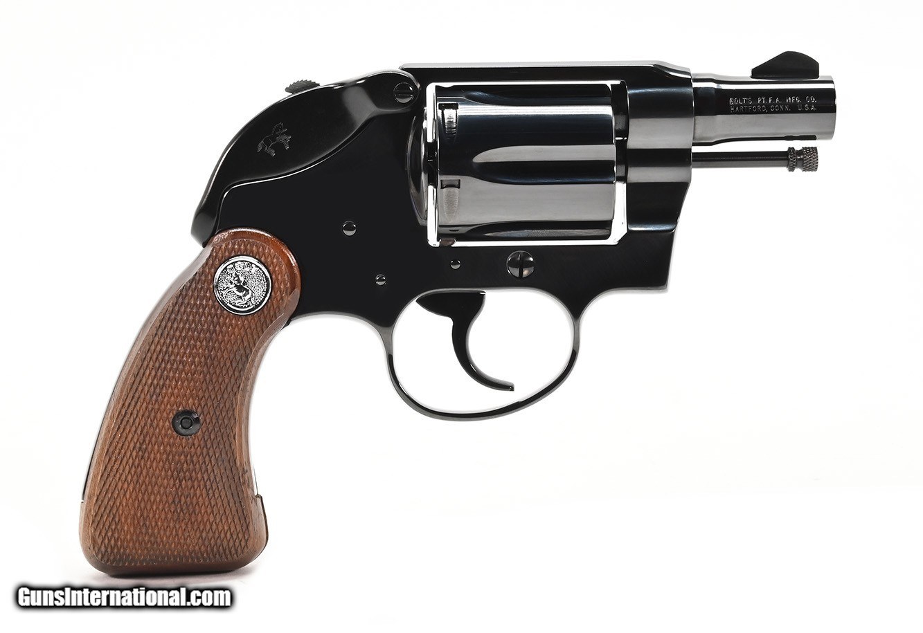 Colt Detective Special .38 Special. With Factory Hammer Shroud. DOM 1972.  Like New Condition