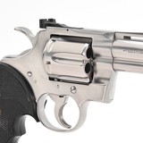 Colt Python 357 Mag. 4 Inch Satin Stainless. Like New Condition. In Hard Case. DOM 1987 - 4 of 9