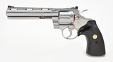 Colt Python .357 Mag. 6 Inch Satin Stainless. Like New Condition. DOM 1989 - 6 of 9