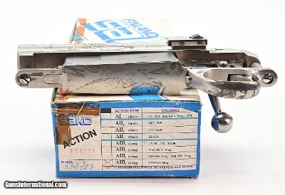 Sako AIII 375 H&H RH Raw/White Steel Action Only. New Old Stock. In Box - Image 8 of 8