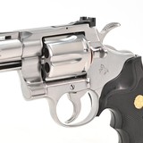 Colt Python .357 Mag. 4 Inch Satin Stainless. Original, Like New Condition. DOM 1991 - 9 of 10
