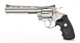 Colt Python 357 Mag. 6 Inch Satin Stainless. Like New Condition. In Hard Case. DOM 1987 - 6 of 9