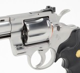 Colt Python 357 Mag. 6 Inch Satin Stainless Finish. Like New In Blue Hard Case. DOM 1983 - 8 of 9
