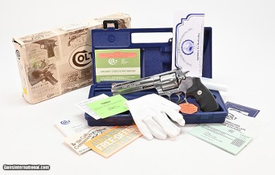 Colt Anaconda .44 Mag 6 Inch. In Original Hard Case And Matching Outer Box