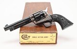 Colt Single Action Army. 5 1/2 Inch Blue. 45 Cal. Generation III. Like New In Original Factory Box. DOM 1977 - 1 of 8