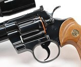 Colt Python Ten Pointer .357 Mag 8 Inch Blue With 3x Burris Scope. 1 Of 250 Made. DOM 1988. Like New - 8 of 11