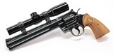 Colt Python Ten Pointer .357 Mag 8 Inch Blue With 3x Burris Scope. 1 Of 250 Made. DOM 1988. Like New - 7 of 11